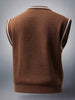 Men's Brown Oversized Textured Sweater