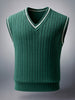 Men's Green Oversized Textured Sweater