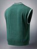 Men's Green Oversized Textured Sweater