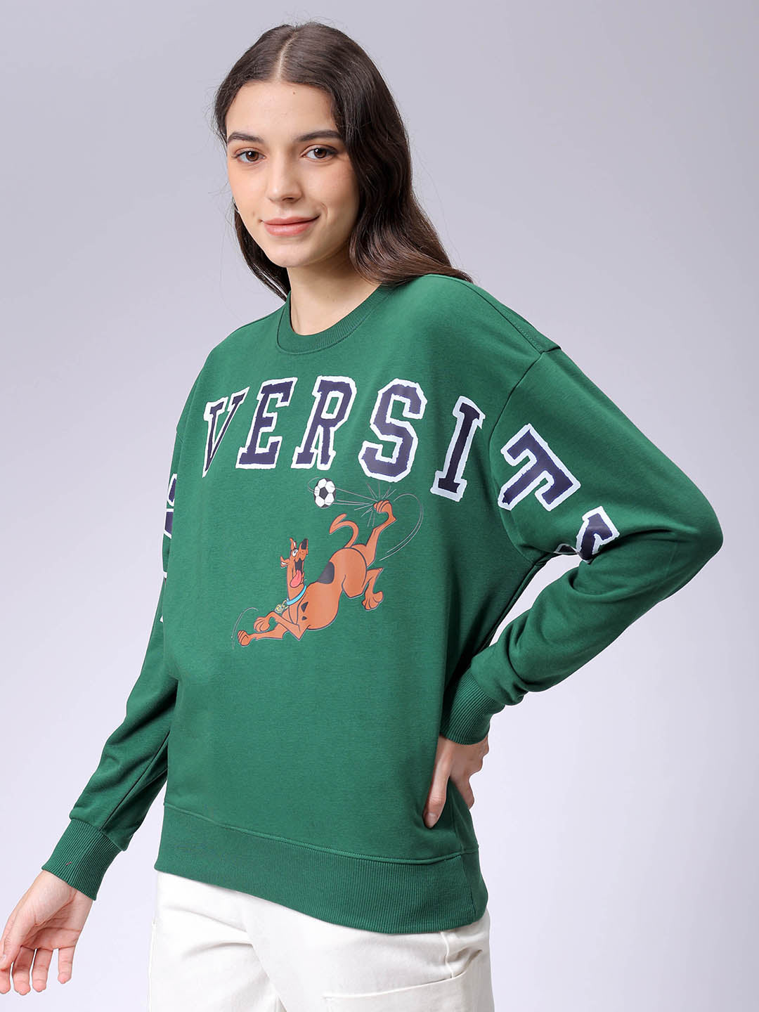 Women's Boxy Scooby Doo Oversized Sweatshirt