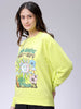 Women's Boxy Graphic Oversized Sweatshirt