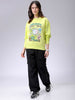 Women's Boxy Graphic Oversized Sweatshirt