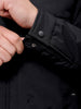 Men's Slim Fit Solid Zipperper Quilted Jacket