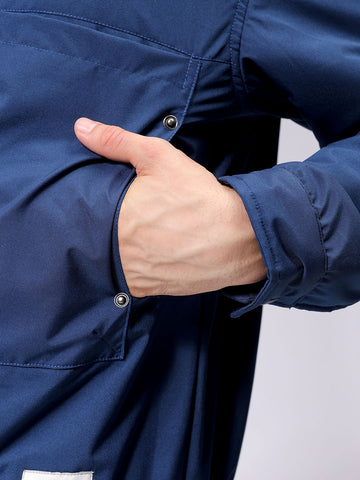 Men's Slim Fit Solid Zipperper Quilted Jacket