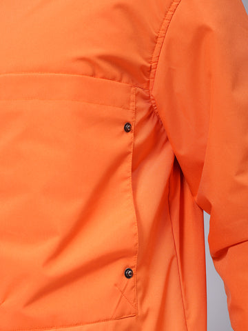 Men's Slim Fit Solid Zipperper Quilted Jacket