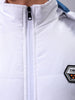 Men's Beige Slim Fit Solid Hooded Jacket