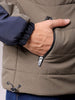 Men's Navy Blue Slim Fit Graphic Jacket