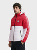 Men's Maroon Slim Fit Printed Casual Jacket