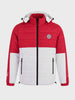 Men's Maroon Slim Fit Printed Casual Jacket