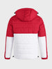 Men's Maroon Slim Fit Printed Casual Jacket