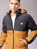 Men's Mustard Slim Fit Graphic Jacket