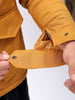 Men's Mustard Slim Fit Solid Jacket