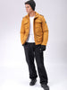 Men's Mustard Slim Fit Solid Jacket