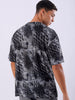 Shop Men's Metaverse Printed Oversized T-shirt Online.