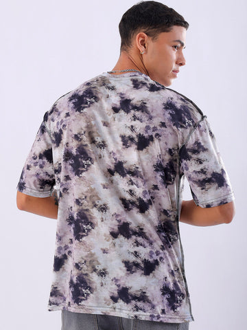 Shop Men's Metaverse Printed Oversized T-shirt Online.