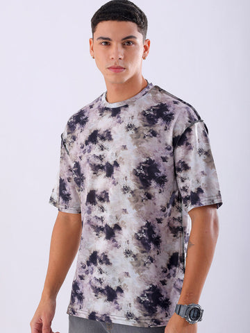 Shop Men's Metaverse Printed Oversized T-shirt Online.