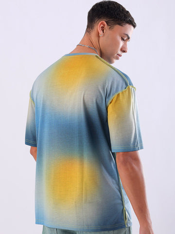 Shop Men's Metaverse Printed Oversized T-shirt Online.