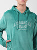 Men's Green Regular Fit Textured Casual Sweatshirt