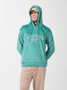 Men's Green Regular Fit Textured Casual Sweatshirt