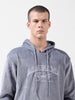 Men's Brown Regular Fit Textured Casual Sweatshirt