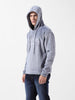 Men's Brown Regular Fit Textured Casual Sweatshirt