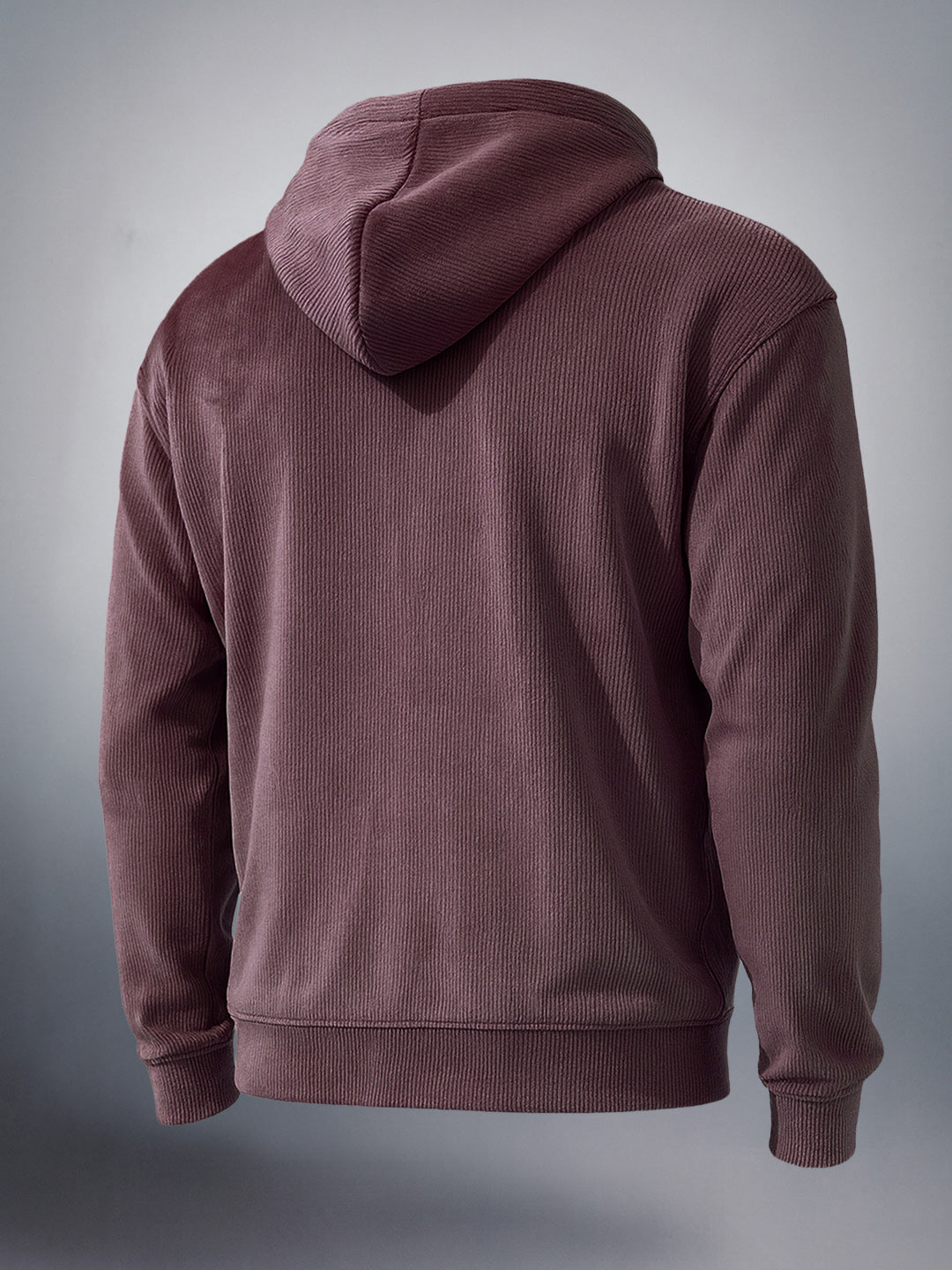 Men's Ground Coffee Regular Fit Textured Casual Sweat Shirt