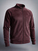 Men's Brown Regular Fit Textured Casual Sweatshirt