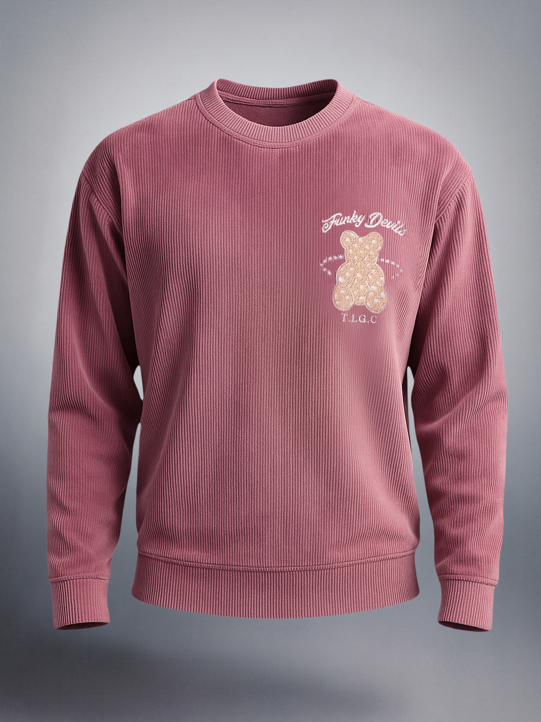 Men's Italian Clay Oversized Fit Textured Casual Sweat Shirt