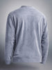 Men's Steel grey Oversized Fit Textured Casual Sweat Shirt