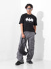 Men's Black Boxy Fit Character Batman Printed Crew Neck T-Shirt