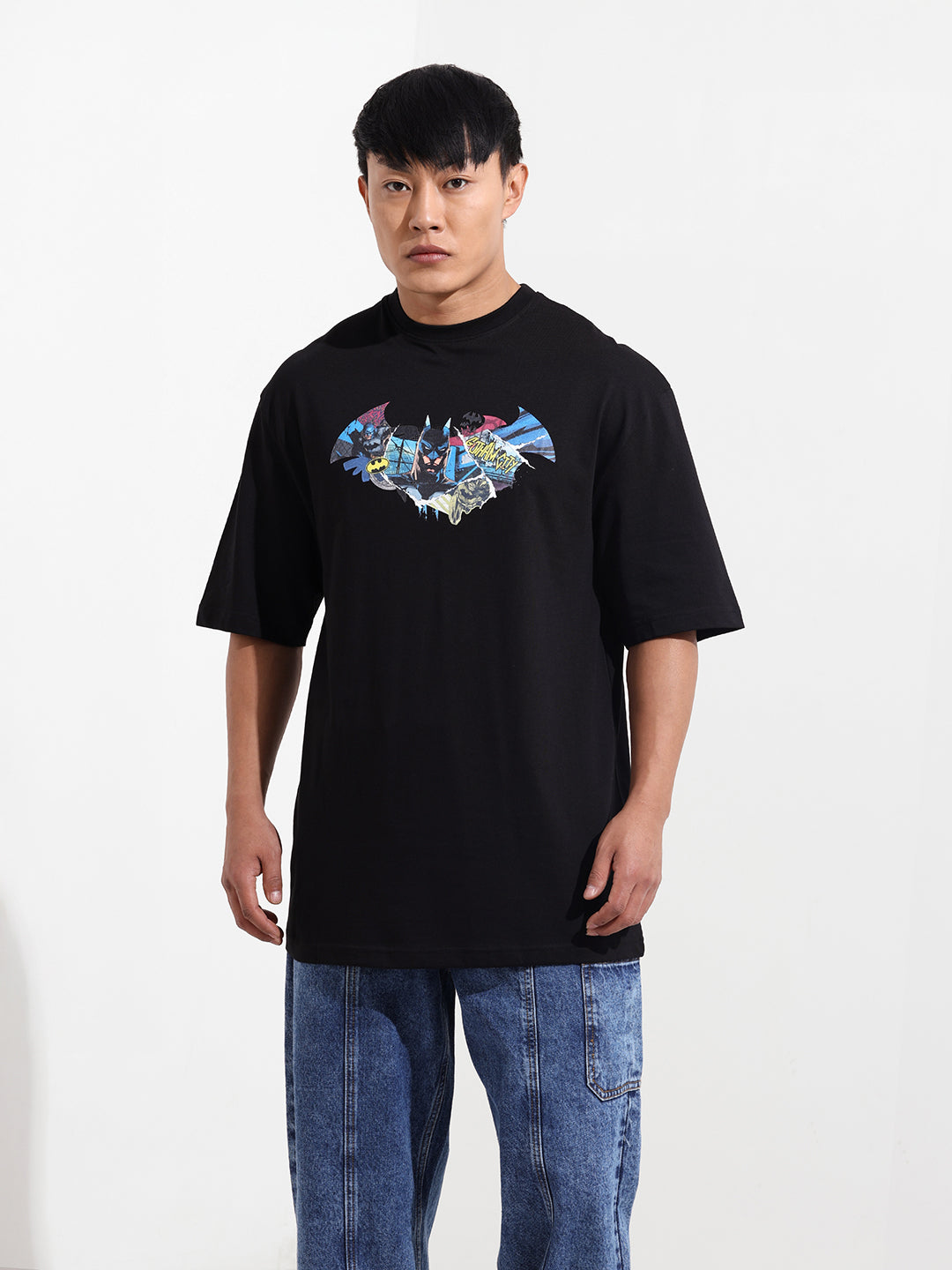 Men's Printed Applique T-shirt