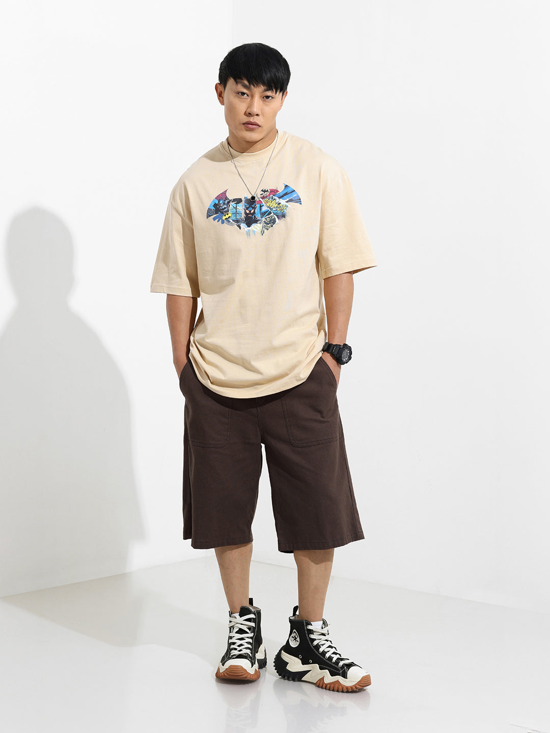 Men's Printed Applique T-shirt