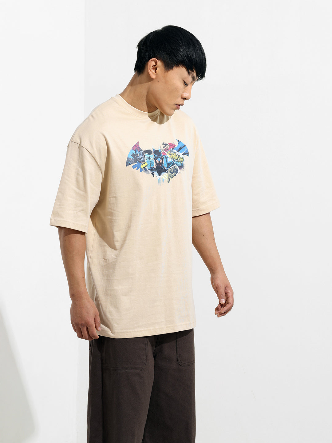 Men's Printed Applique T-shirt