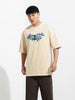 Men's Printed Applique T-shirt