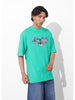 Men's Printed Raw Edge T-shirt