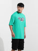 Men's Printed Raw Edge T-shirt