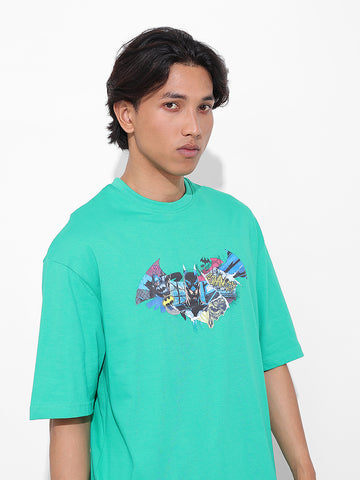 Men's Printed Raw Edge T-shirt