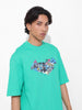 Men's Printed Raw Edge T-shirt