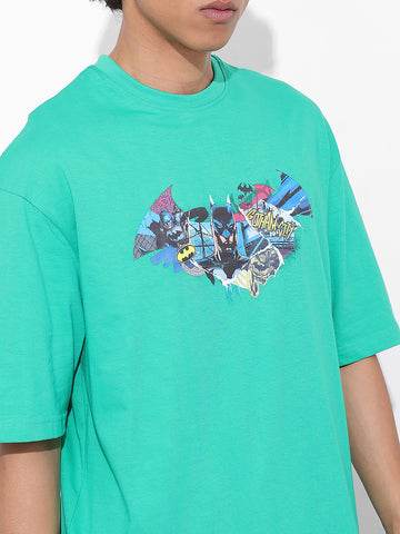 Men's Printed Raw Edge T-shirt