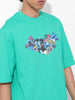 Men's Printed Raw Edge T-shirt