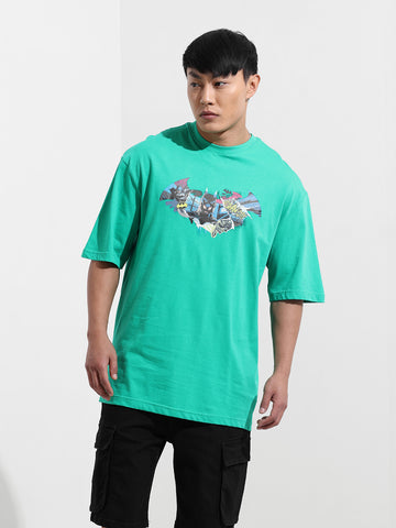 Men's Printed Raw Edge T-shirt