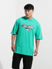 Men's Printed Raw Edge T-shirt