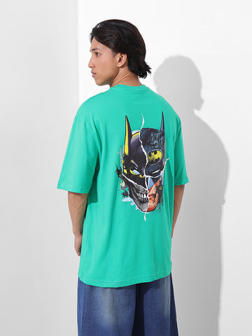 Men's Printed Raw Edge T-shirt