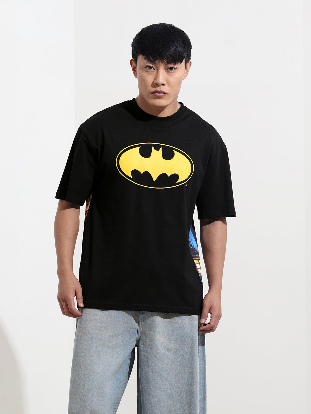 Men's Printed Pockets Boxy T-shirt