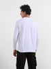 Men's White Oversized Fit Character Batman Character T-Shirt