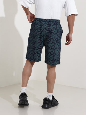 Men's Black Regular Fit Character Batman Printed Shorts