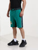 Men's Green Regular Fit Character Batman Printed Shorts