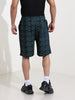 Men's Green Regular Fit Character Batman Printed Shorts
