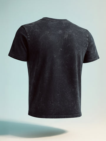 Men's Black Boxy Fit  Batman Character T-Shirt