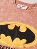 Men's Brown Boxy Fit  Batman Character T-Shirt